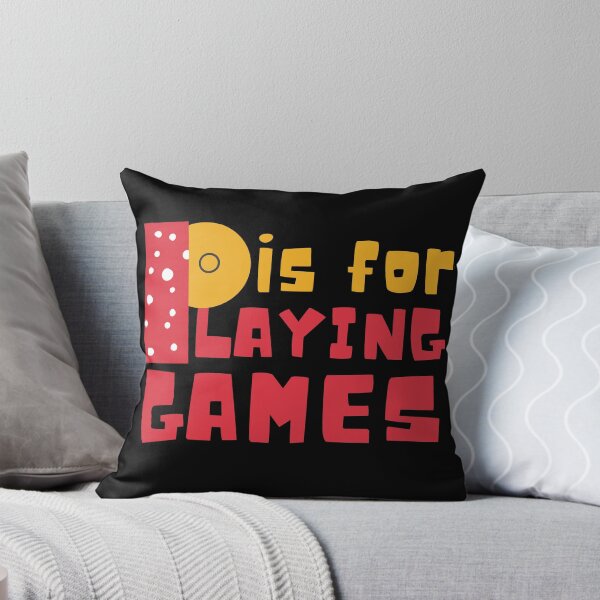 Item preview, Copy of P is for Playing Games Red and Yellow Design designed and sold by SweetAndSpice.