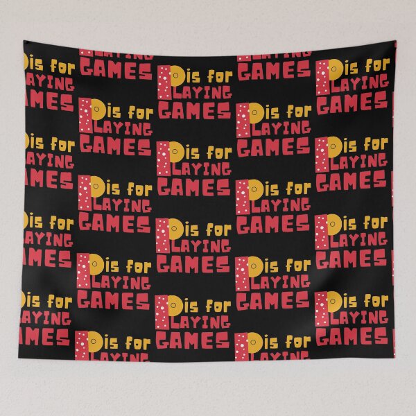 Item preview, Copy of P is for Playing Games Red and Yellow Design designed and sold by SweetAndSpice.