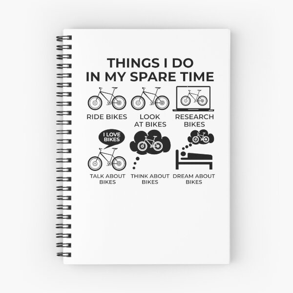 Item preview, Things I Do In My Spare Time - Bike! designed and sold by Bubble Co Clothing and Accessories.