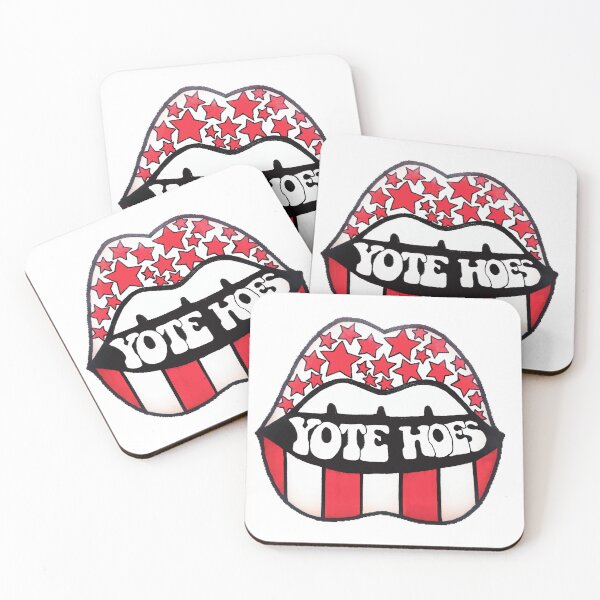 Item preview, Red University of South Dakota yote hoes lips designed and sold by baeralex.