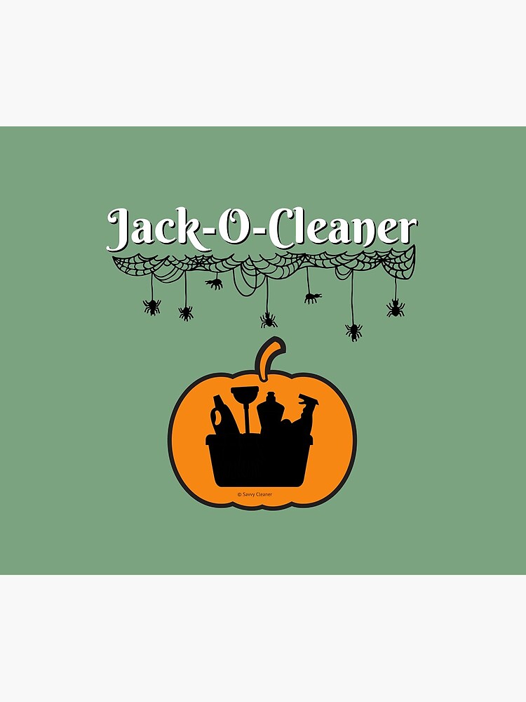 Jack-O-Cleaner Funny Cleaning Halloween Cleaning Pumpkin Fun by SavvyCleaner