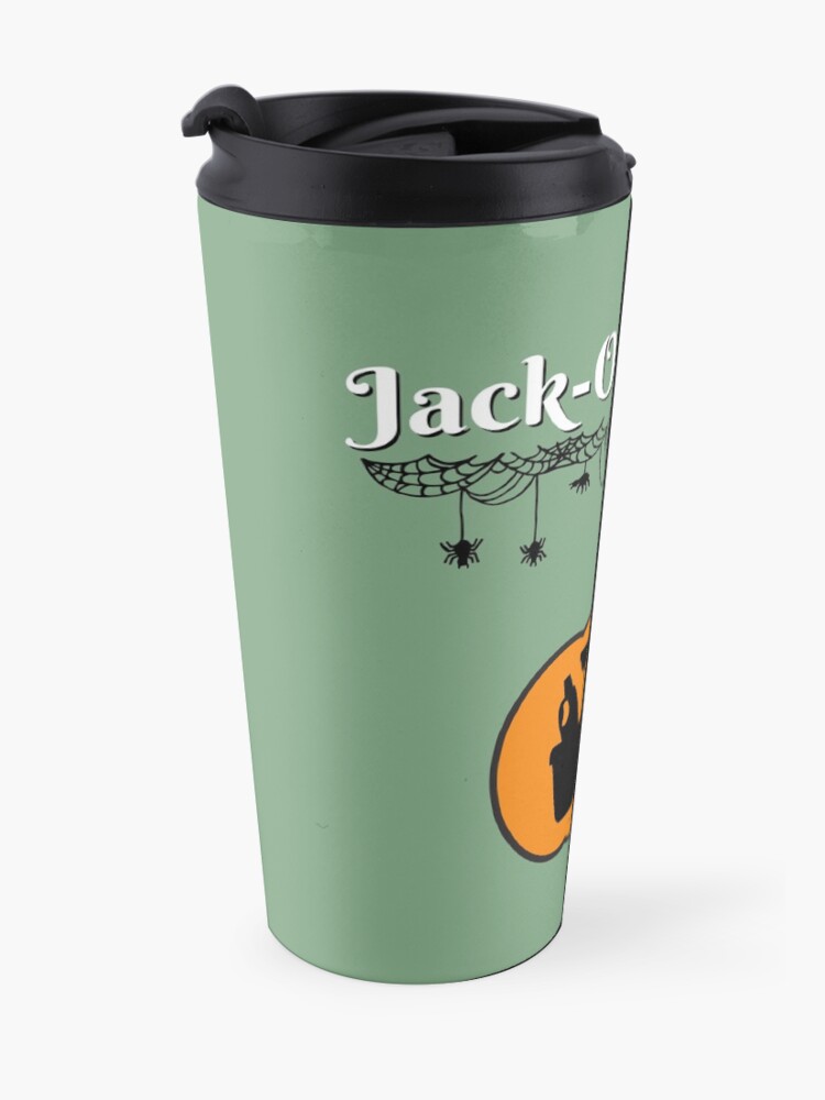 Alternate view of Jack-O-Cleaner Funny Cleaning Halloween Cleaning Pumpkin Fun Travel Mug