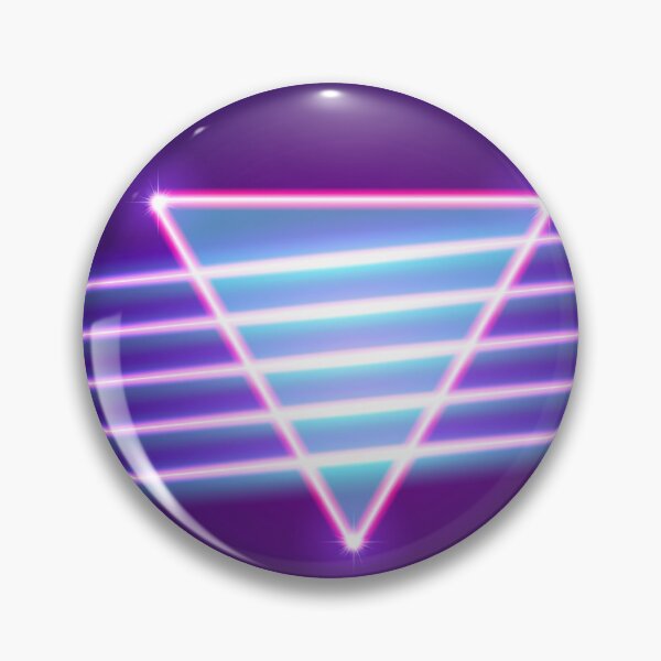 Item preview, Neon Pyramid Retro Style designed and sold by vintage-glow.