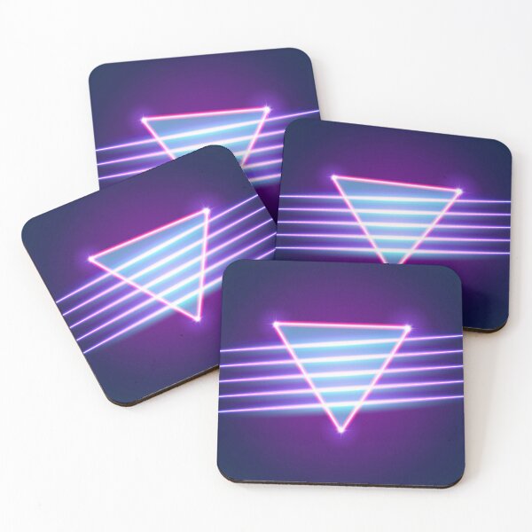 Item preview, Neon Pyramid Retro Style designed and sold by vintage-glow.