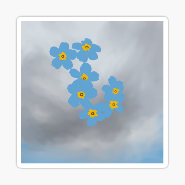 A Piece of the Grey Sky Sticker