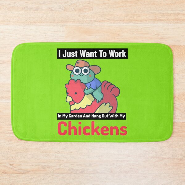 Item preview, I Just Want To Work In My Garden And Hang Out With My Chickens designed and sold by Masayakana.