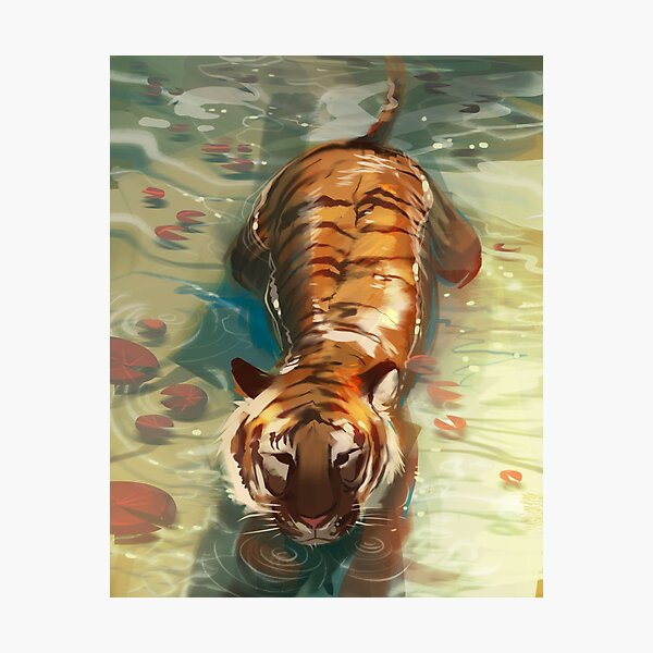 Item preview, Tiger in Sunlight designed and sold by GalaxyChicken.