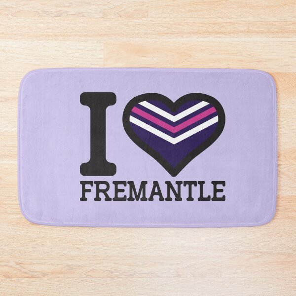 Item preview, “I love Fremantle” AFL & AFLW Inspired Apparels, Merchandise, T Shirts, Leggings, Skirt, Mask, Apron, Eco Bag designed and sold by Ink Inc.