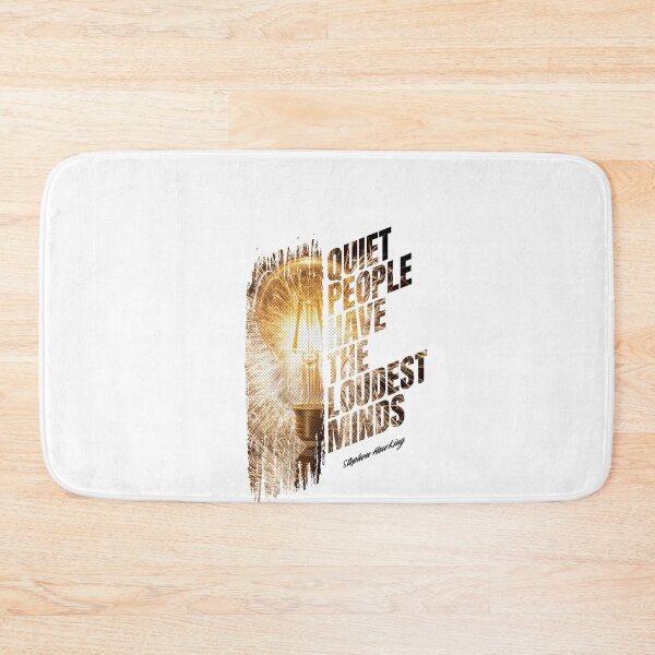 Item preview, Quiet People Have The Loudest Minds - Quote designed and sold by RedQuality.