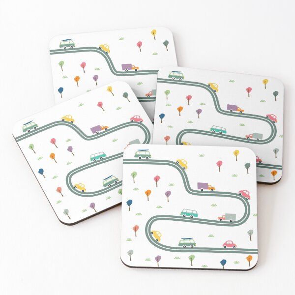 Item preview, Kiddie Nursery Cars and Trucks Minimal Illustration Art designed and sold by BonBonBunny.