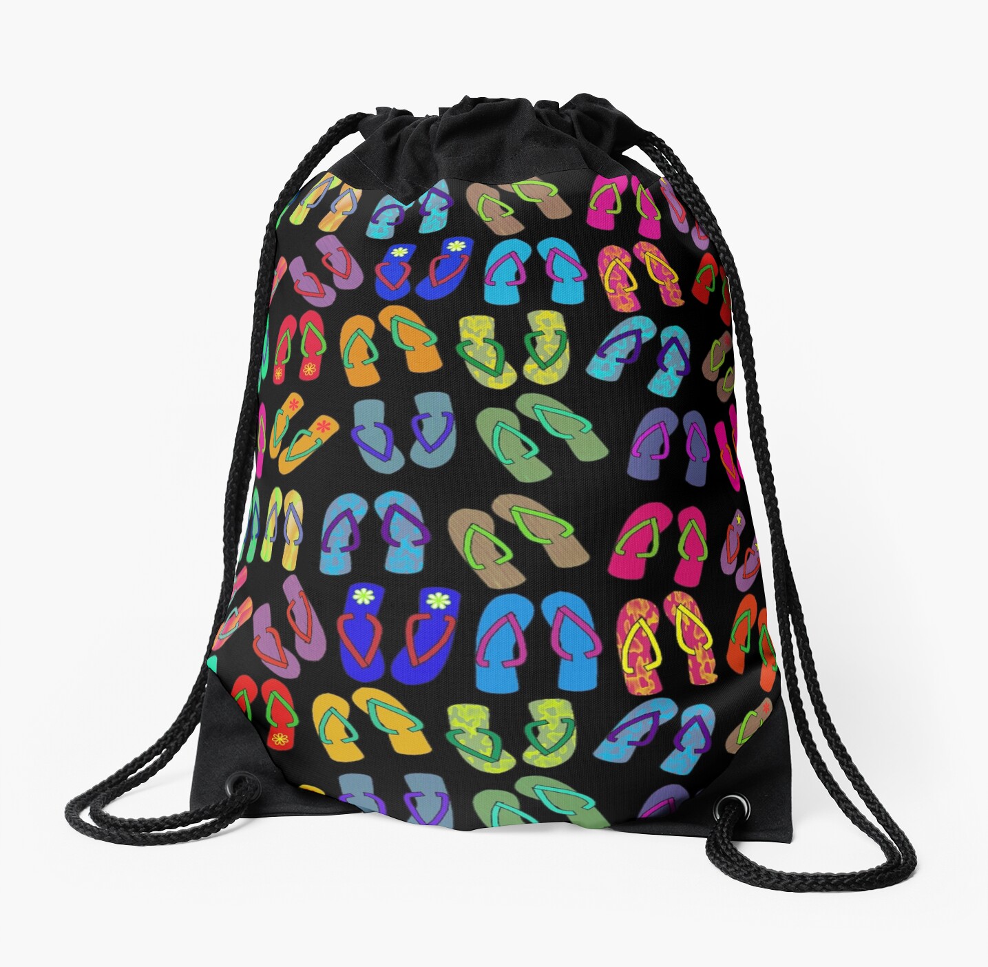“Flip Flops” Drawstring Bag by gailg1957 | Redbubble