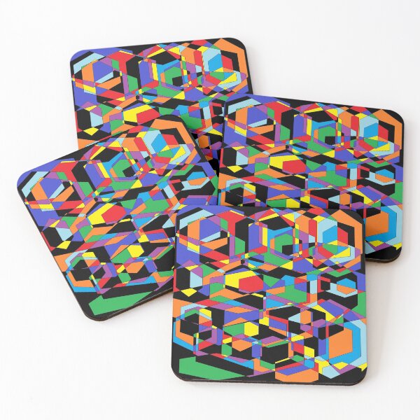 Item preview, Hexagonal Dreams - Digital Abstract Design designed and sold by LiaNZL.