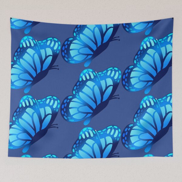 Aperçu de l'œuvre Papillon Morpho bleu 2 créée et vendue par leashonlife.