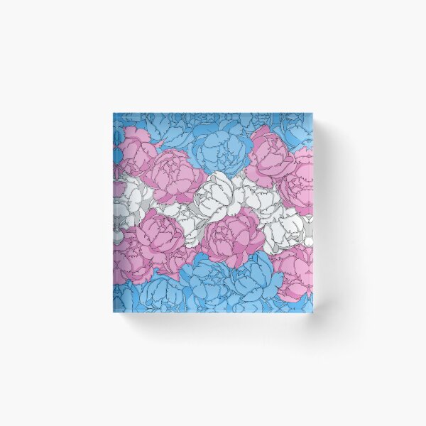 Item preview, Trans Floral Pride Flag designed and sold by izzychar.