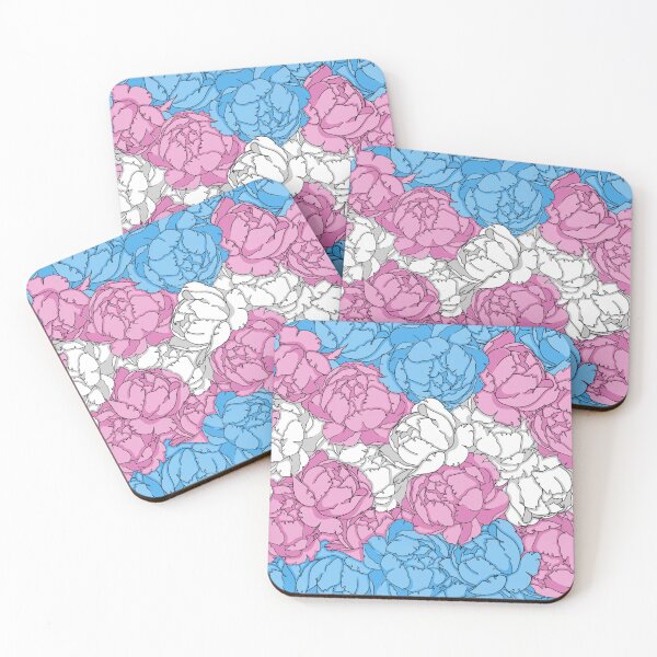 Item preview, Trans Floral Pride Flag designed and sold by izzychar.