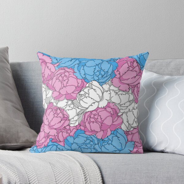 Item preview, Trans Floral Pride Flag designed and sold by izzychar.