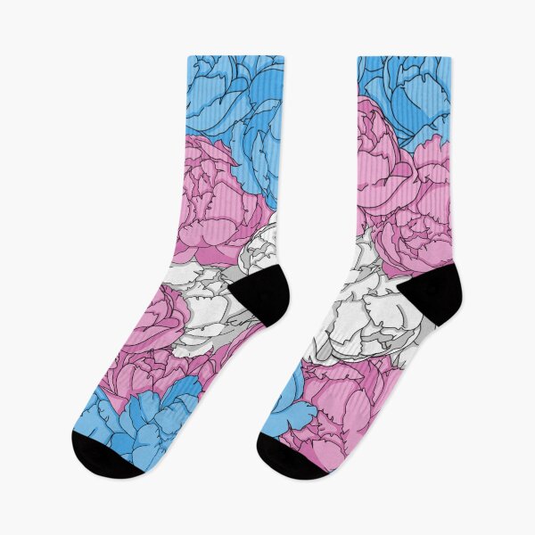 Item preview, Trans Floral Pride Flag designed and sold by izzychar.