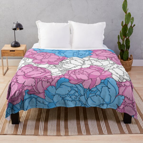 Item preview, Trans Floral Pride Flag designed and sold by izzychar.