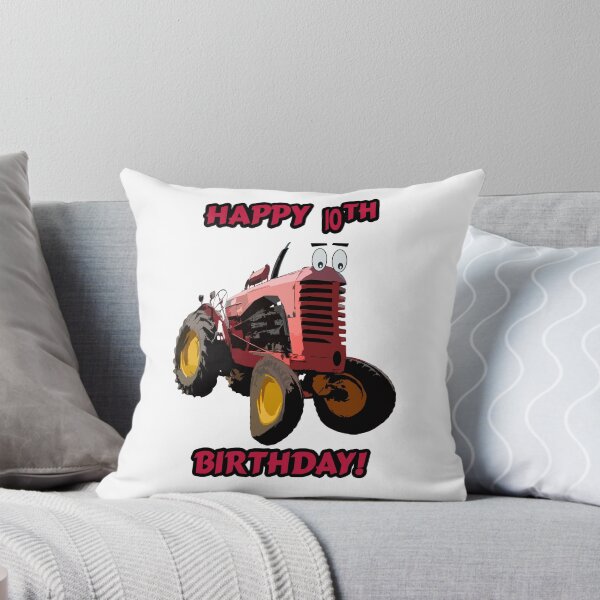 Item preview, Happy 10th Birthday Tractor design designed and sold by SEADOGPRINTS.