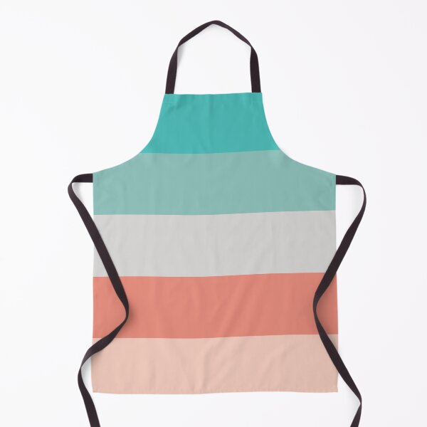 Item preview, Stripe Pastel Turquoise and Peach Pattern designed and sold by JienChan26.