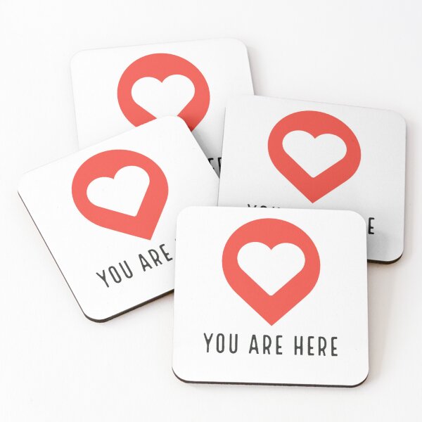 Item preview, You are here heart location designed and sold by SophiaBrielle06.