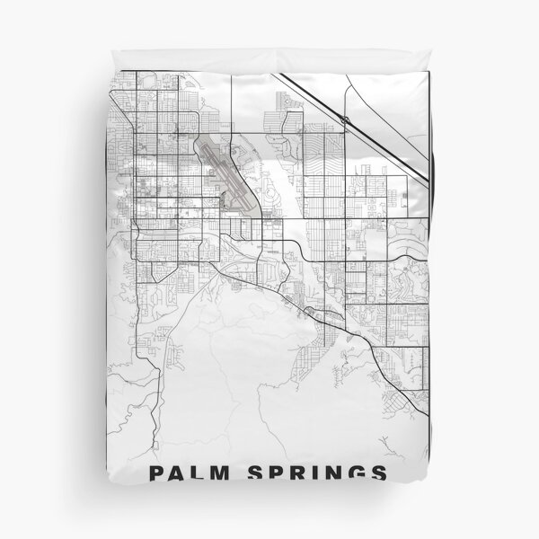 Item preview, Palm Springs Map designed and sold by Tamas Das.