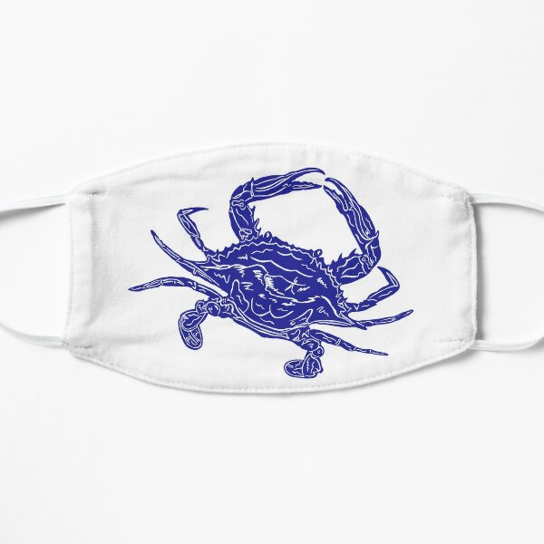 Blue Crab Flat Mask