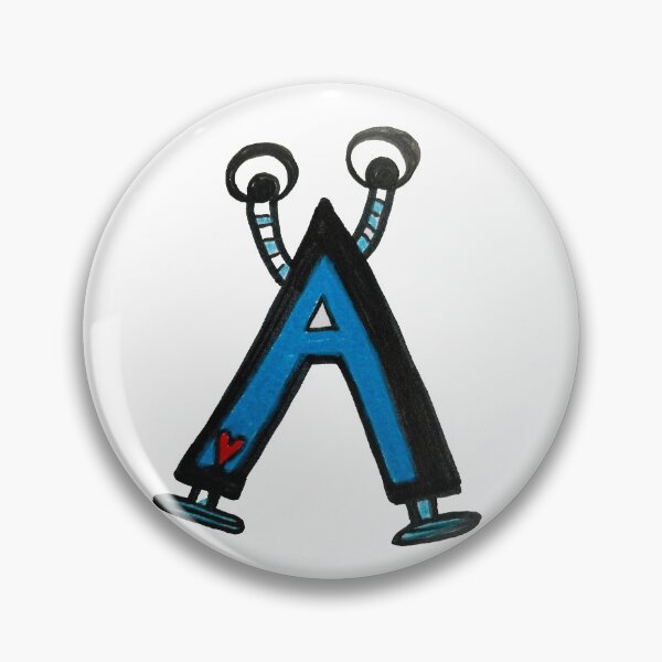 Item preview, A is for Alphabot: Letter A Alien Robot designed and sold by StudioZeta.