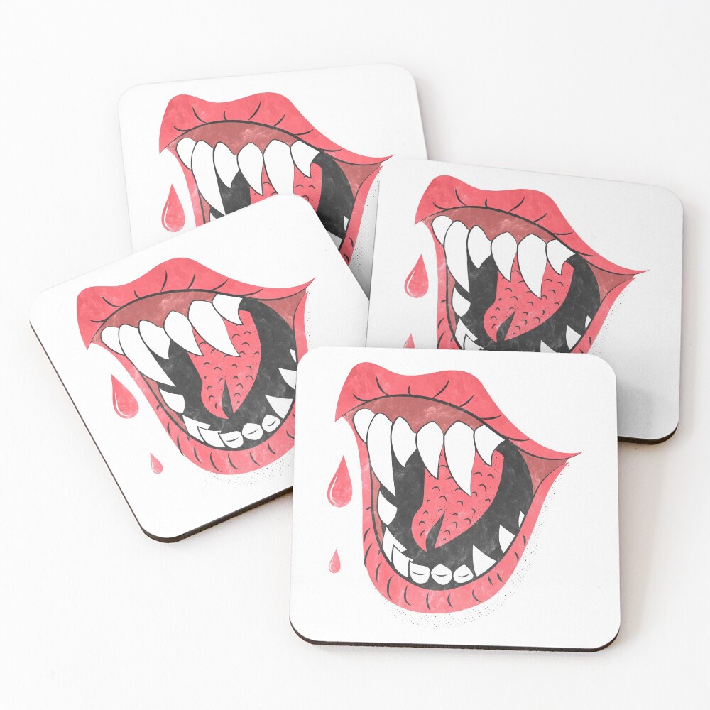Item preview, Coasters (Set of 4) designed and sold by RedsStickerShop.