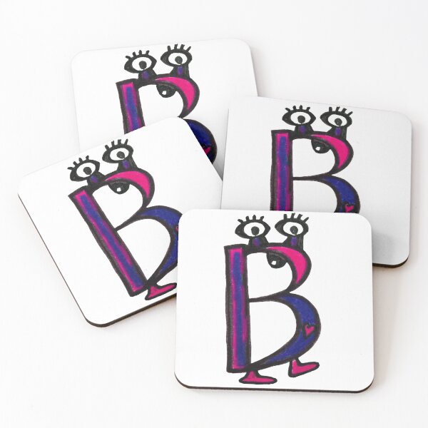 Item preview, B es para Bonkers: B Letter Alphabot designed and sold by StudioZeta.