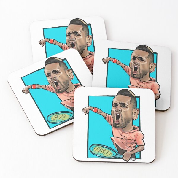 Item preview, Caricature of the Stars -Tennis Pro -Nick Kyrgios designed and sold by JeloArt.