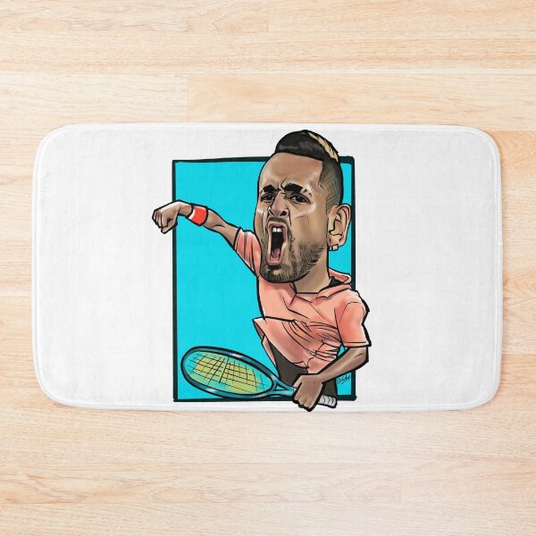 Item preview, Caricature of the Stars -Tennis Pro -Nick Kyrgios designed and sold by JeloArt.