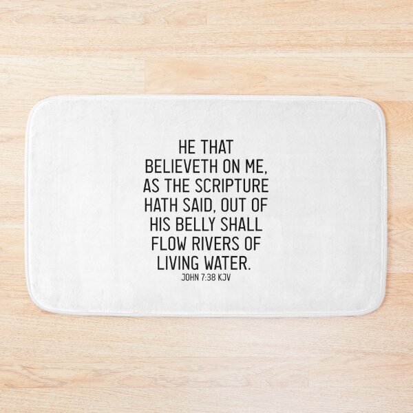 Item preview, John 7:38 KJV designed and sold by Logosdesignshop.