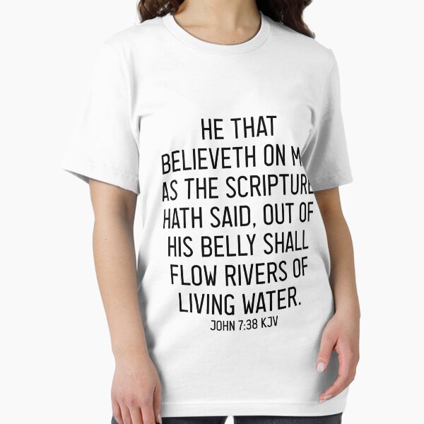 Item preview, John 7:38 KJV designed and sold by Logosdesignshop.