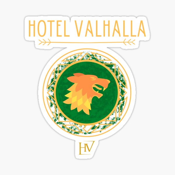 Hotel Valhalla Standard Sticker