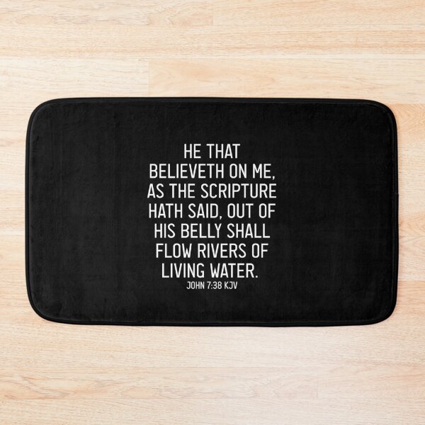 Item preview, John 7:38 KJV designed and sold by Logosdesignshop.