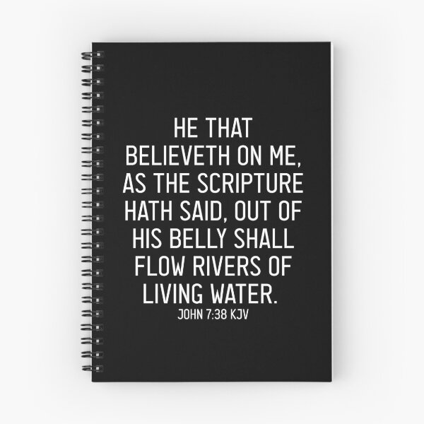 Item preview, John 7:38 KJV designed and sold by Logosdesignshop.
