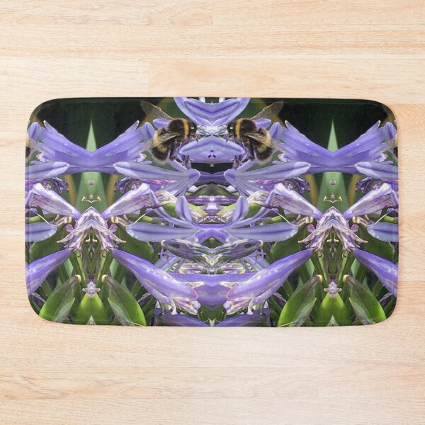 Item preview, Bee Bumbling Blue Together, Symmetry in the Summertime Sun designed and sold by RoseAromas.