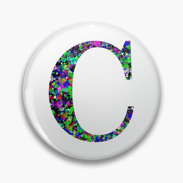 Item preview, Letter C Paint Splatter designed and sold by Handstand365.