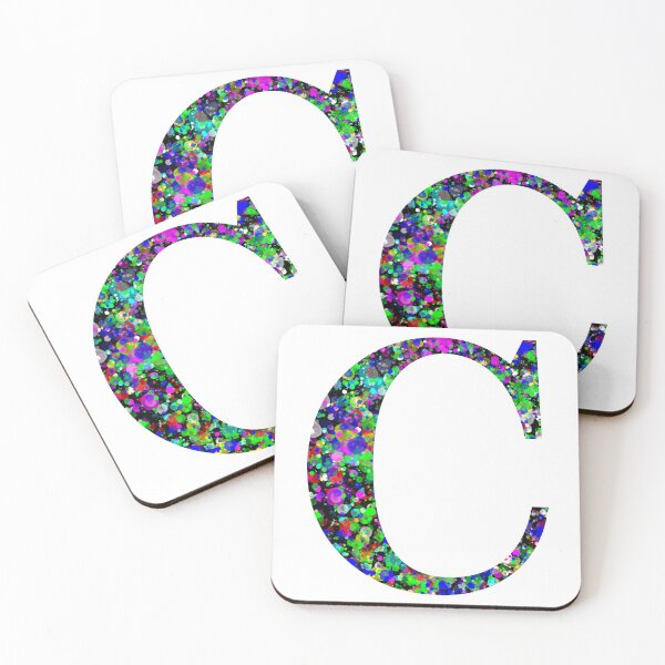 Item preview, Letter C Paint Splatter designed and sold by Handstand365.