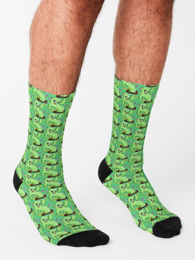 "StillNotNate "Carl" Emote" Socks by NintendoNate Redbubble