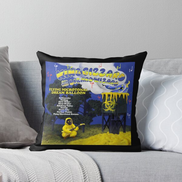 Item preview, King Gizzard And The lizard Wizard Flying Microtonal Dream Balloon designed and sold by BonBoMochiBall.
