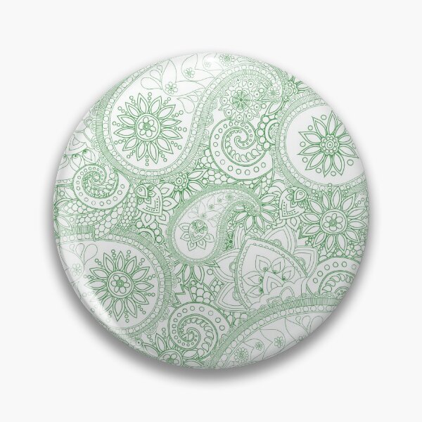 Item preview, Green paisley designed and sold by bunyipdesigns.