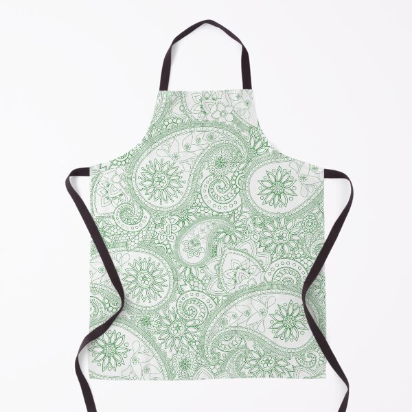 Item preview, Green paisley designed and sold by bunyipdesigns.