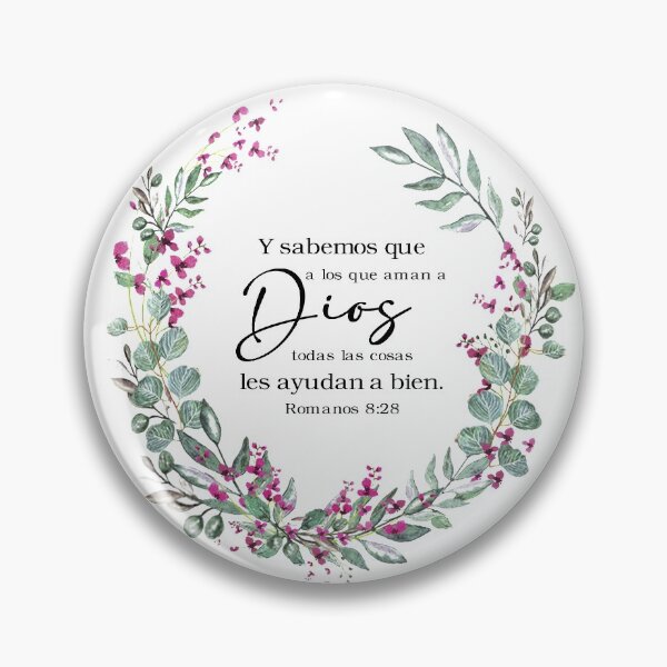 Item preview, Y sabemos que a los que aman a Dios , Romanos 8 28, spanish bible verse designed and sold by latiendadearyam.