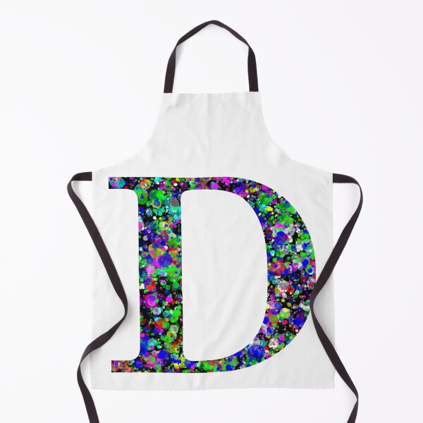 Item preview, Letter D Paint Splatter designed and sold by Handstand365.