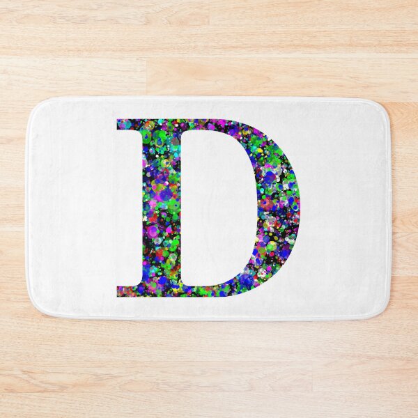 Item preview, Letter D Paint Splatter designed and sold by Handstand365.