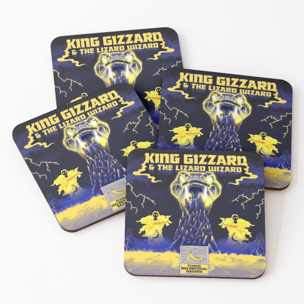 Item preview, King Gizzard And The lizard Wizard Flying Microtonal Banana designed and sold by BonBoMochiBall.