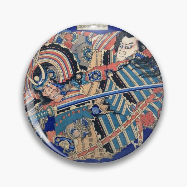 Item preview, Vechtende helden, Katsushika Hokusai, 1827 - 1832 designed and sold by drpendleton.