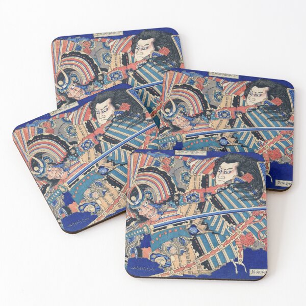 Item preview, Vechtende helden, Katsushika Hokusai, 1827 - 1832 designed and sold by drpendleton.